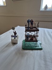 1960s Vintage Triang Scalextric Starter On Rostrum and TV Camera Crew Set