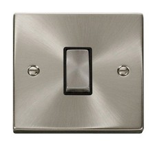 Click Satin Chrome Single Switch  