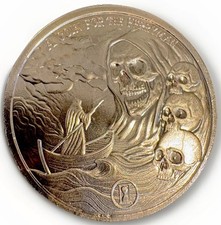 1oz .999 Fine Copper Round -