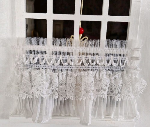 Dolls house curtains - dolls,