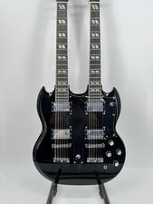 Black Double Neck SG Style