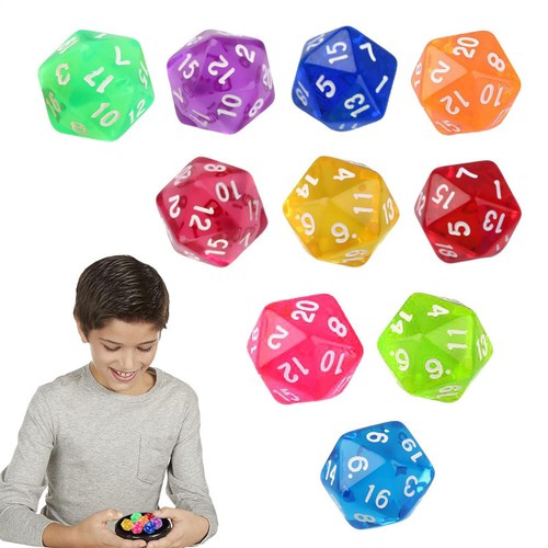 10pcs set d20 - d20, dice