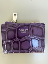 Purple osprey wallet crocodile - osprey,