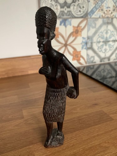 Vintage african wooden carved - african,