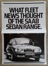 Saab Range Brochure 1981 - 99  900  GL  GLS  GLE  EMS  Turbo  Fleet News