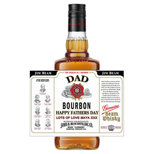 Jim beam whiskey - whiskey, bottle