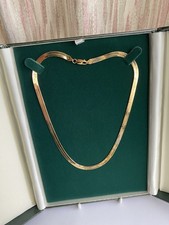Italian 9ct Gold Herringbone 16 " Chain Hallmarked  7.2 grams