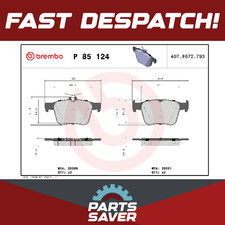 Brake Pads Set fits VW GOLF