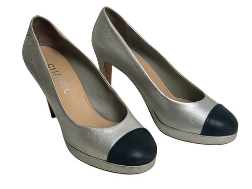 Chanel leather court shoes - leather,