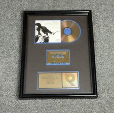 Vintage RIAA BRUCE SPRINGSTEEN "Born to Run" Framed Authentic Gold Sales Award