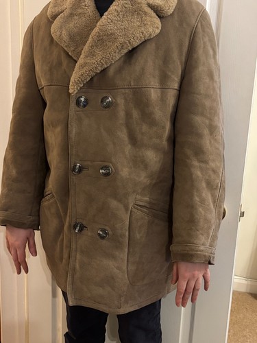 Men sheepskin style coat - men’s,