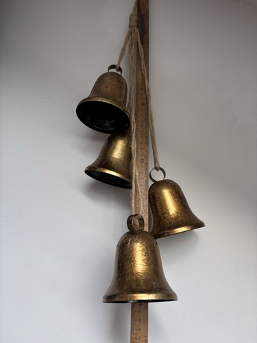 Vintage style christmas bells - christmas,