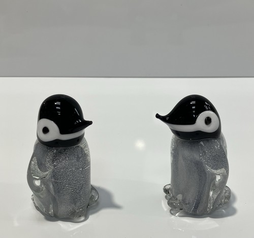 Penguin glass figurine - penguin,