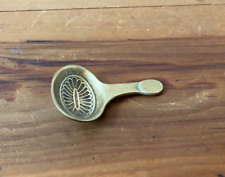 ANTIQUE BRASS UNUSUAL ART DECO TEA CADDY SPOON