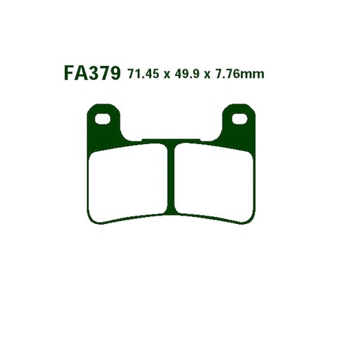 Pair brake pads ebc - ebc, hh