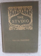Antique Book 1900 The Studio