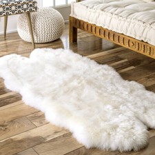 Fluffy Rugs Large Shaggy Rug Soft Faux Fur Sheepskin Rugs Warm Floor Carpet Mat