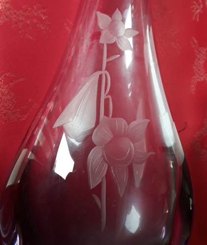 Glass vase art - glass,