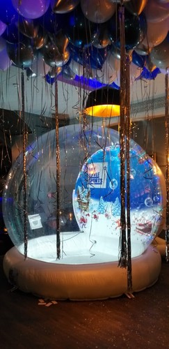 Giant inflatable snowglobe - snowglobe,