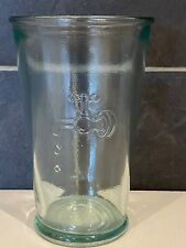 JAMIE OLIVER Tap Glass Recycled 350ml Tumbler Embossed Water Tap Faucet Drinking
