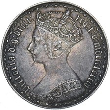 1884 Gothic Florin - Victoria
