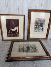 3 FRAMED FIREFIGHTER PICTURES