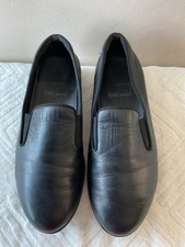 FITFLOP real leather ladies black slip on comfort shoe size 4/37