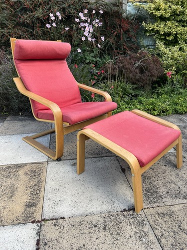 Ikea red poang chair - chair, and