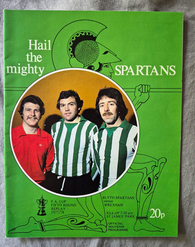 Programme blyth spartans - programme, v