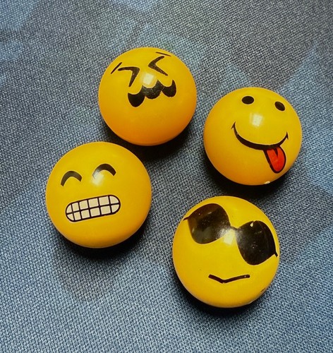 Yellow smile face metal - smile, tyre