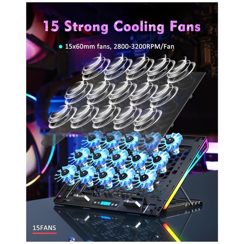 Powerful laptop cooler with - powerful,