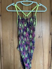 TYR Women’s Swimming Costume One Piece Multicolour Size 30 Great Condition