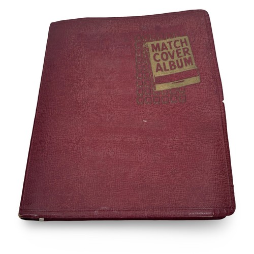 Vintage match cover - match, album