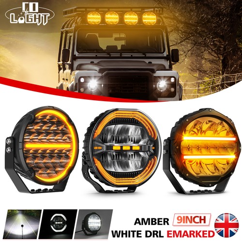 Round full led - 9", driving