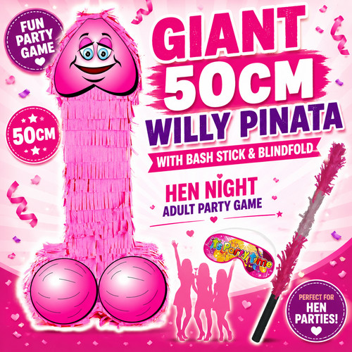 Giant 50cm willy - 50cm, pinata