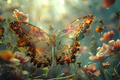 Stunning butterfly canvas - stunning,
