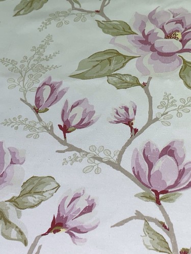 Cotton rose pale pink chintz - cotton,