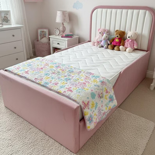 Panel kids bed frame plush - kids,