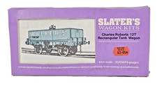 SLATERS Charles Roberts 12T Rectangular Tank Wagon Kit 4mm OO/EM/P4 Scale 4P039