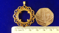 Fancy 9ct Gold 1/2 HALF