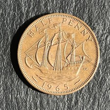 1965 Half Penny
