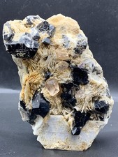 Smoky Quartz with Topaz on Mother rock | Rare Combination Mineral