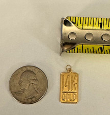 SOLID Gold 14KT CHARM "14KT