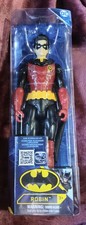 DC Comics Batman 12-inch Robin Action Figure RedBlack Suit, Kids Toys for Boy
