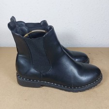 Primark womens boots casual smart formal walking black size UK 5 Used