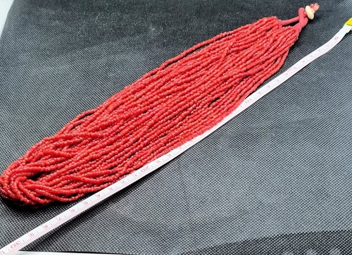 Vintage strand red coral - 20,