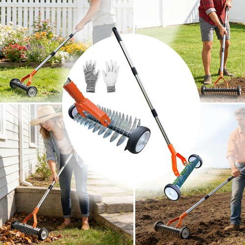 Lawn aerator scarifier - scarifier, manual