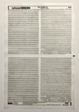 LETRASET Lettering 10pt UNIVERS 65 BLACK Rub-On Dry Transfers #405