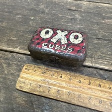 OXO Cubes Vintage Empty Tin