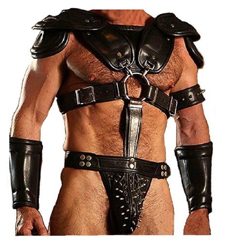 Black genuine leather - black,
